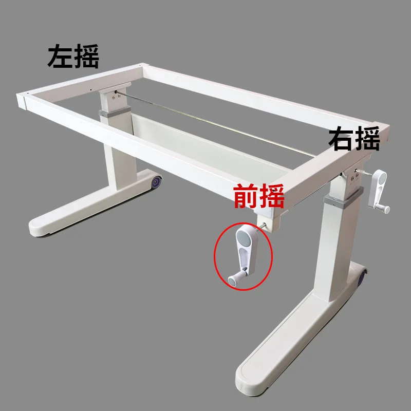 Home and office use, sitting, standing, dual-use, manual electric crank adjustable desk stand, stand stand with desk legs