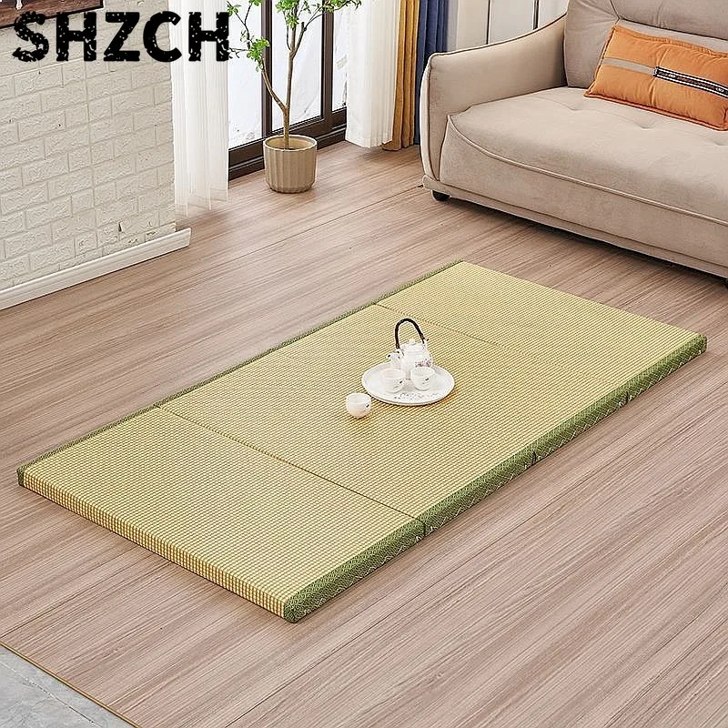 tapis-pliable-de-style-japonais-en-fibre-de-coco-matelas-de-sol-tapis-de-dejeuner-d'ete-pour-salon