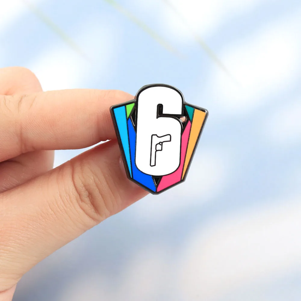 Spille smaltate Rainbow Six Si - Embroidery Initials recensione e prezzo