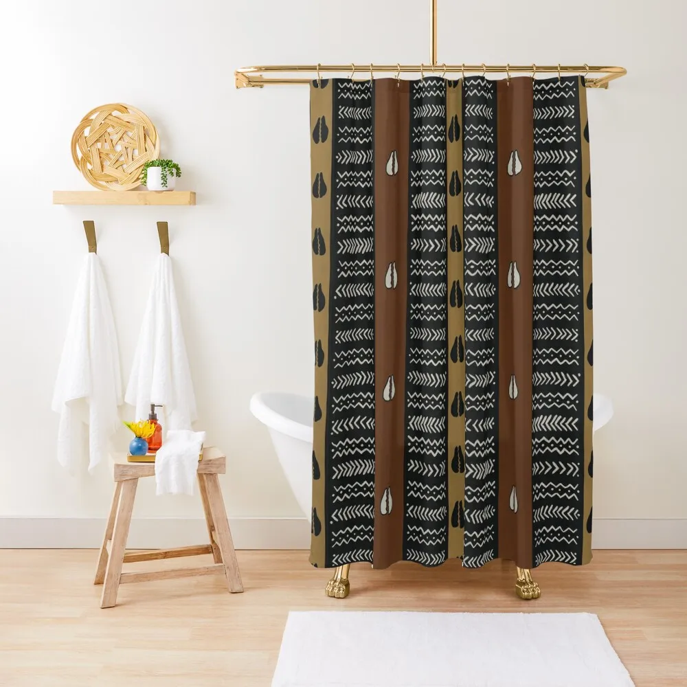 

Bogolan Mud Cloth 14 Shower Curtain Transparent Bathroom Shower In The Bathroom Bathroom Accessory Shower Set Curtain