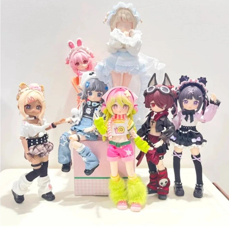 

Electronic Pet Game World Series Genuine 1/12 Bjd Doll Blind Box Anime Collectible Toys Mystery Box Desktop Decoration As Gifts