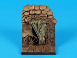 1/35 Scale Die-casting Picture Resin Scene Trench Entrance WW I Base60x70mm Model Assembly Kit Unpainted