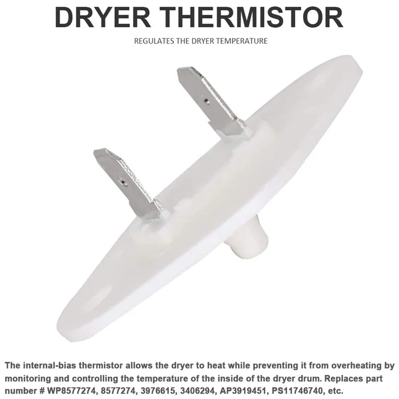 Peças de reposição do termistor do secador AY03-4X 8577274 para 3976615 AP3919451 WP8577274 PS993287 3390292