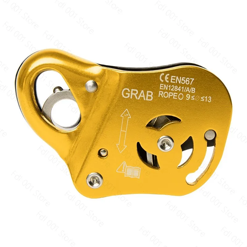 Fire Rescue Grab Rope Mobile Fall Stopper Aerial Work Automatic Lock Follow Flow Anti-Fall Protection Equipment