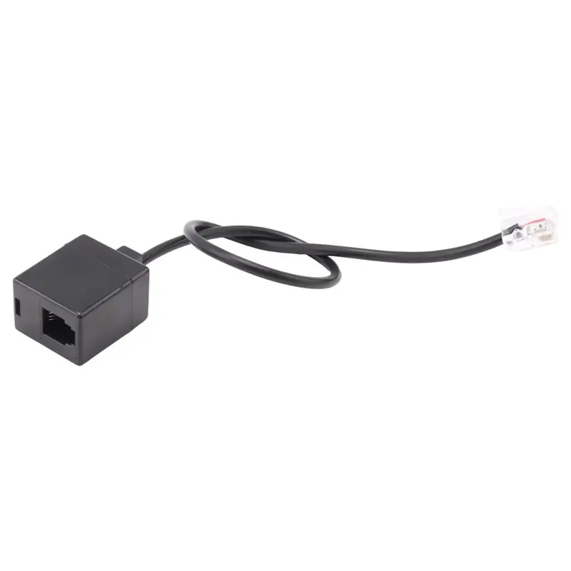 RJ9 4P4C Male To Double Female Port Connector Headset Adapter Extension Cable Phone Adapter Cable Phone Extension Cord Highly Re