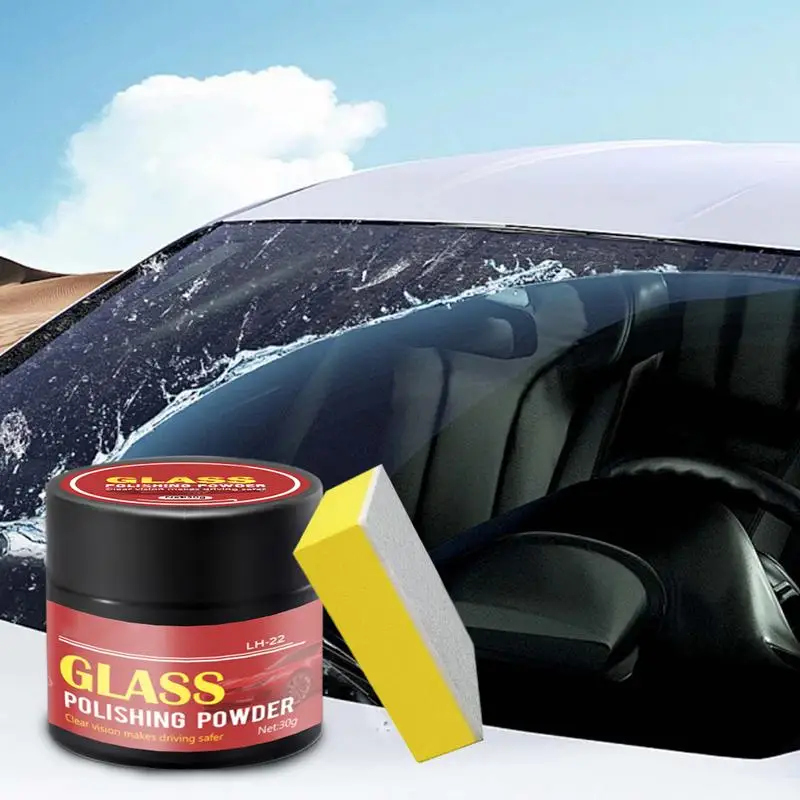 Glass Polishing Powder For Cars Rainproof Scratch Remover For Glass Glass Polishing Compound Car Windshield Cleaner Auto Window