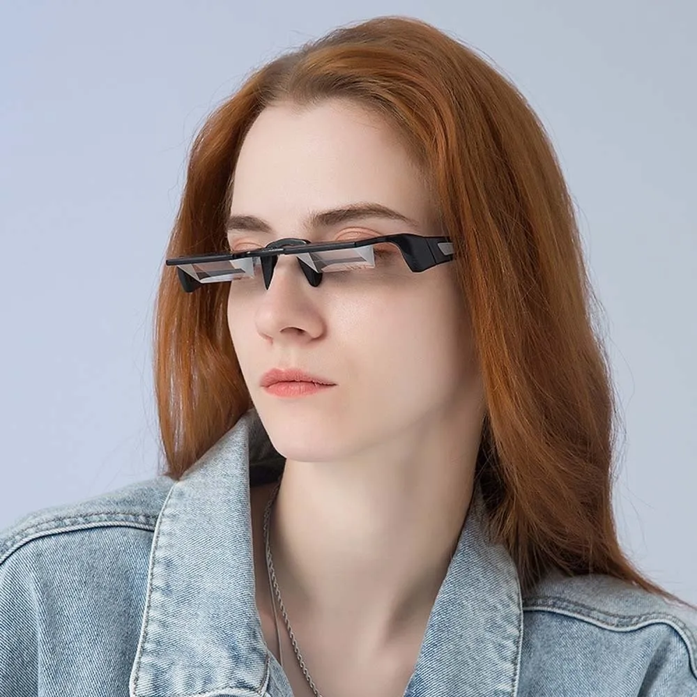 

New Alloy Lazy Refractor Glasses Matte Ultra-light Lying Down Glasses Protective Decorative Unisex Reading Eyewear Elderly
