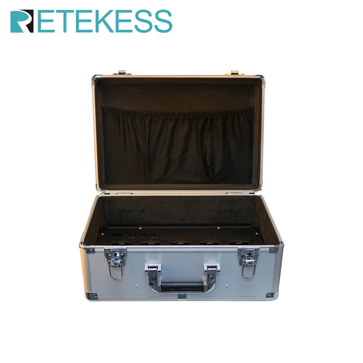 Retekess TT020 Charge Case Storage Box 30 Slot Aluminum Alloy For TT116T TT116R Transmitter and Receiver