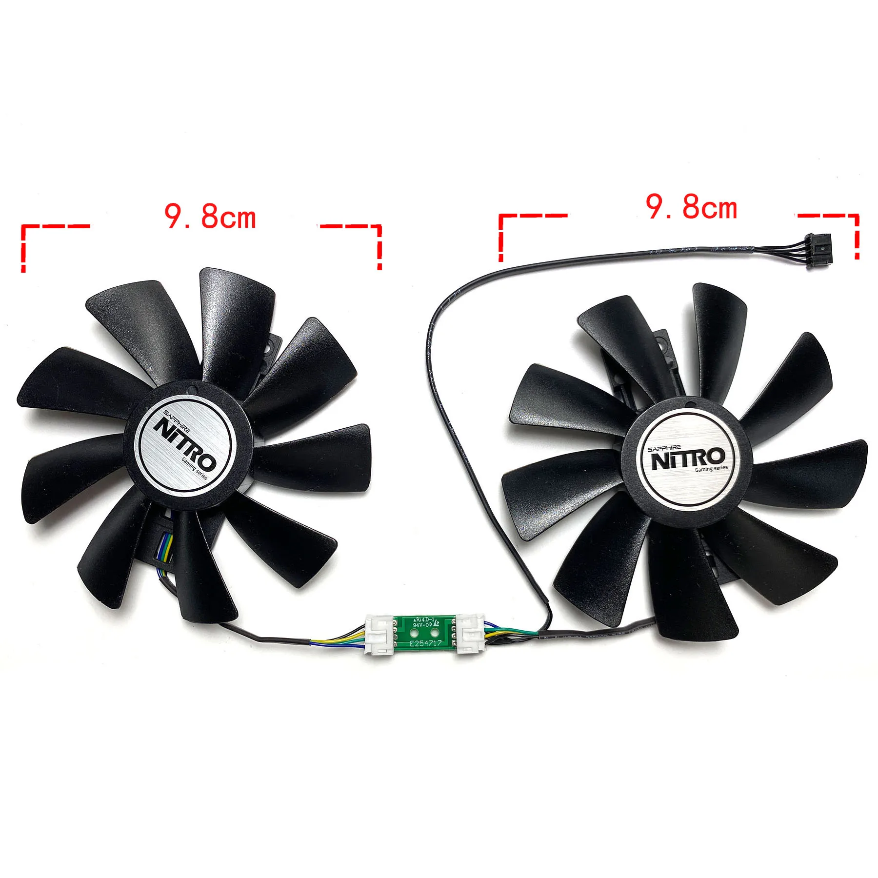 사파이어 라데온 NITRO 그래픽 카드 교체 선풍기, R9 380 380X, GAA8B2U, 신제품