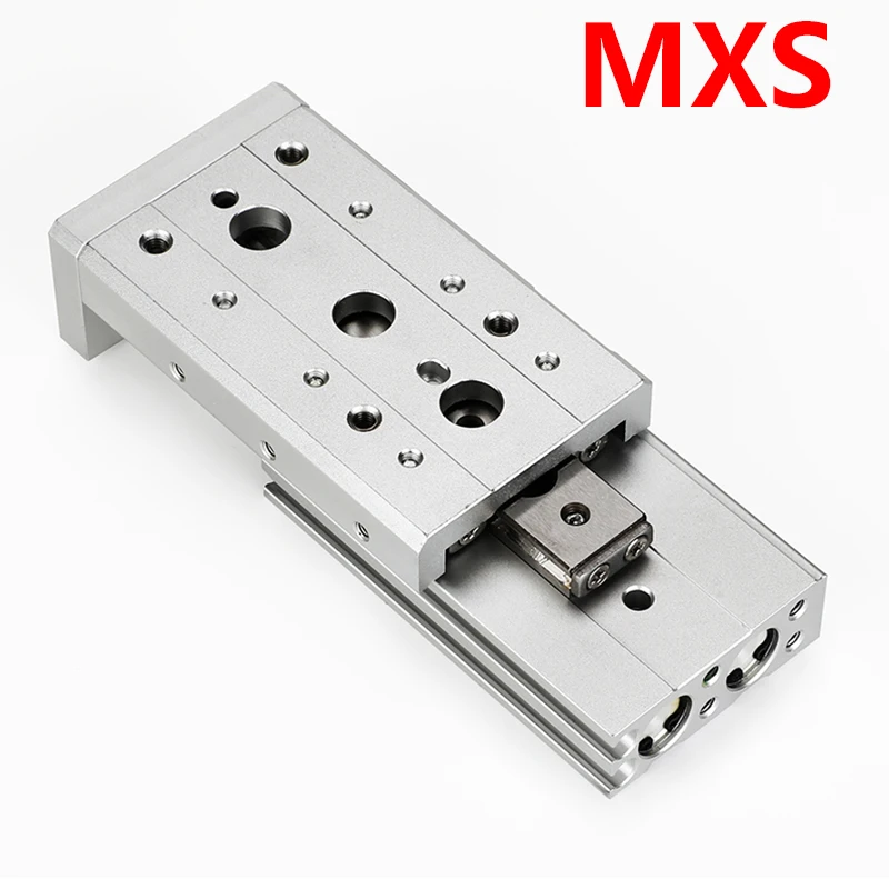 

MXS6/8/12/16/20/25-10/20/30/40/50/75/100/125/150mm Stroke Air Pneumatic Cylinder Double Acting Air Slide Table