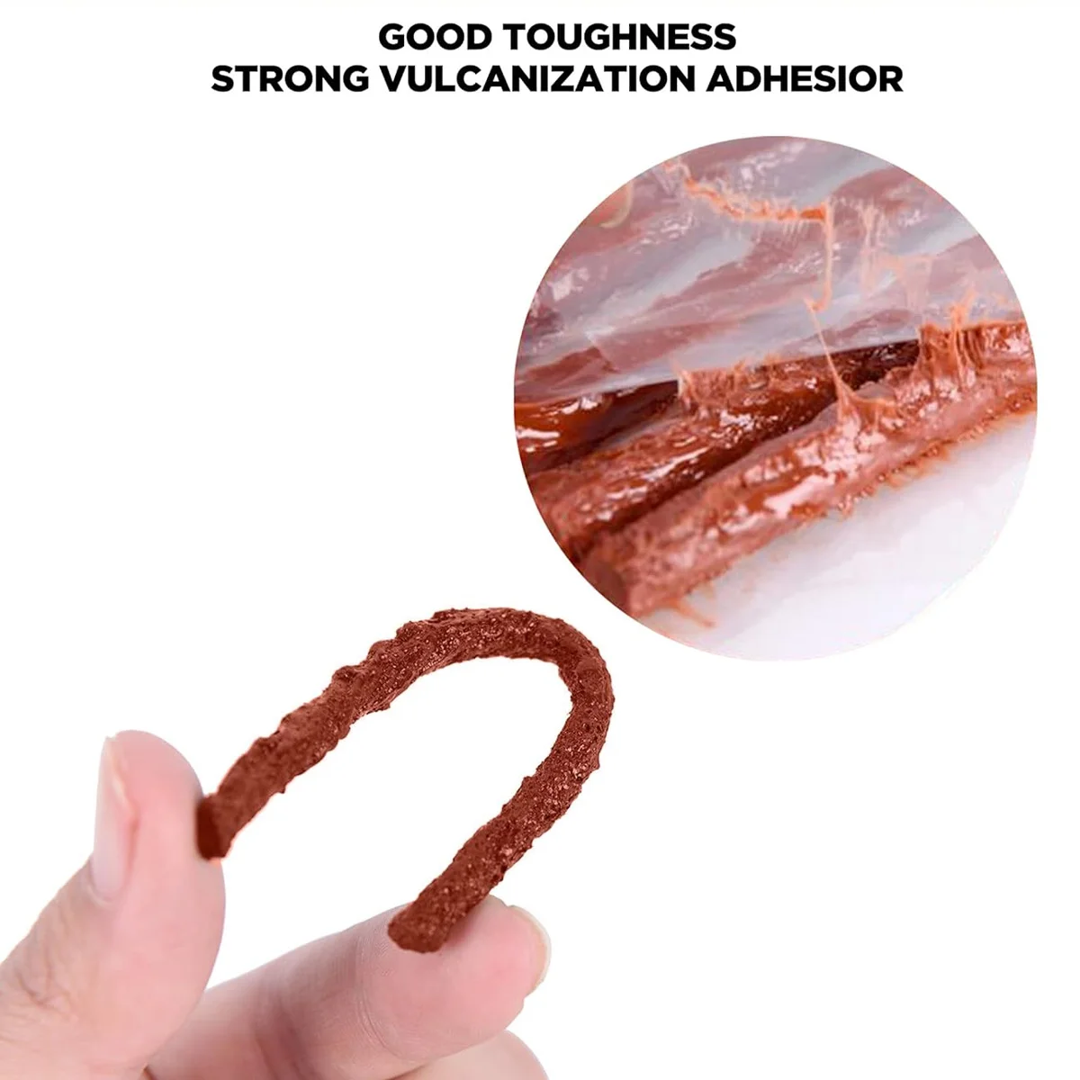 Car Tire Repair Rubber Strip Repair Kit Tire Rubber Sealing Patch For Car And Motorcycle Tire Blowout Repair Rubber 10/20PCS image 2