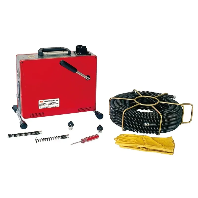 منظف أنابيب الصرف الاحترافي 390 وات عالي الضغط لآلة تنظيف الصرف 32 - 100 مم GQ-100