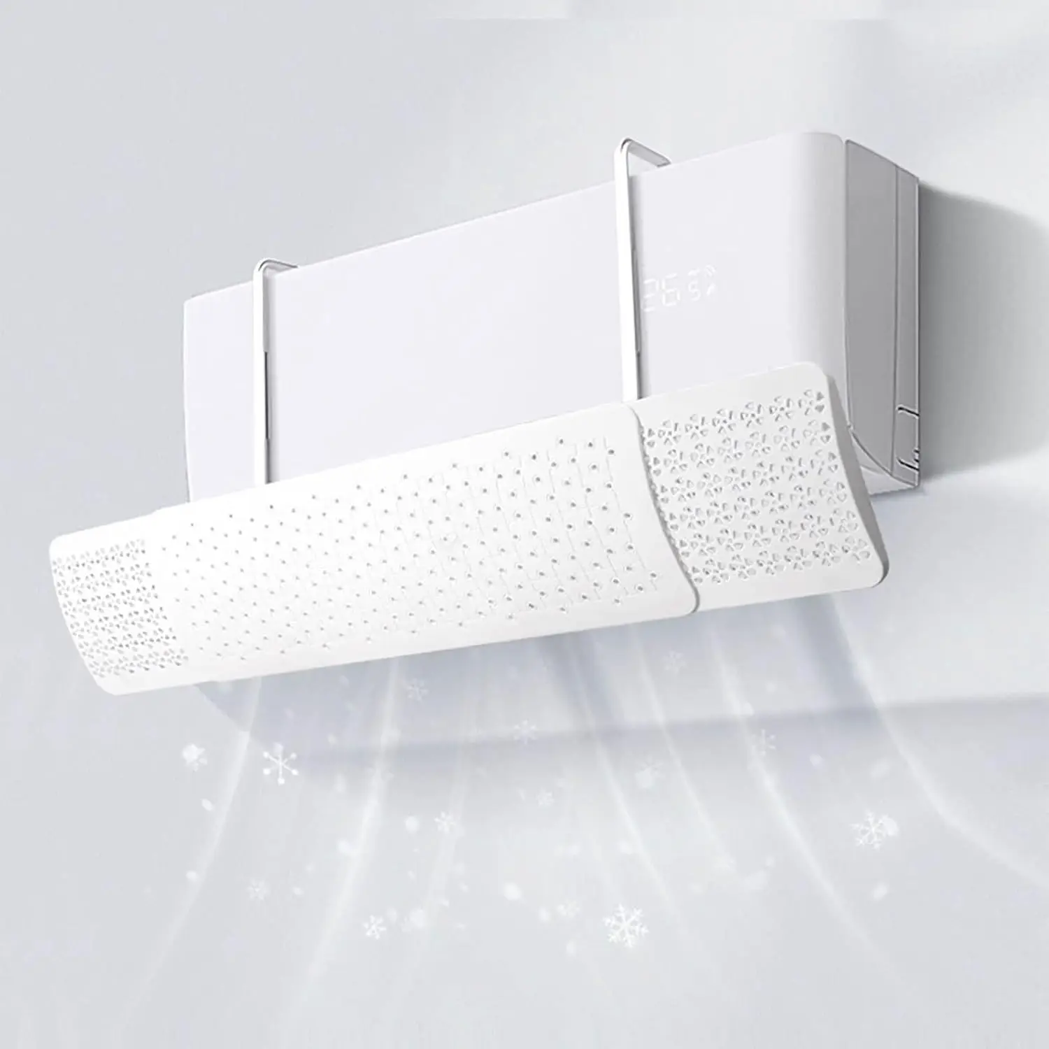 Retractable Air Conditioning Wind Deflector Wall-Mounted Air Windshield Air Outlet Baffle Cold Wind Guide Air Conditioner Covers