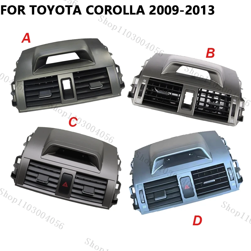 

Для Toyota Corolla 2009-2013 автомобильное выходное отверстие кондиционера, центральная панель приборной панели, воздуховыпускное отверстие, центральная решетка кондиционера 55670-02340