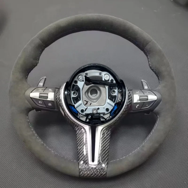 Hot CS Style With Carbon Trim Steering Wheel for BMW F10 F20 F22 F25 F30 F31 F32 F35 F87 M3 F80 M5 F82 F85 F90 X5 F15 E70 E90