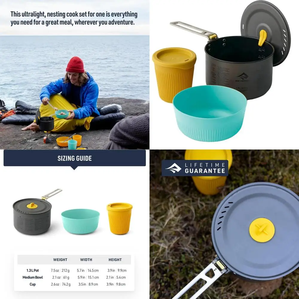 

Ультралегкий набор посуды для приготовления пищи на природе