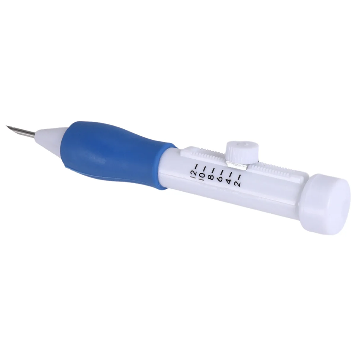 NEW White+Blue Three Sized Embroidery needle Punch Needle Punching Punch Needle Tool Set