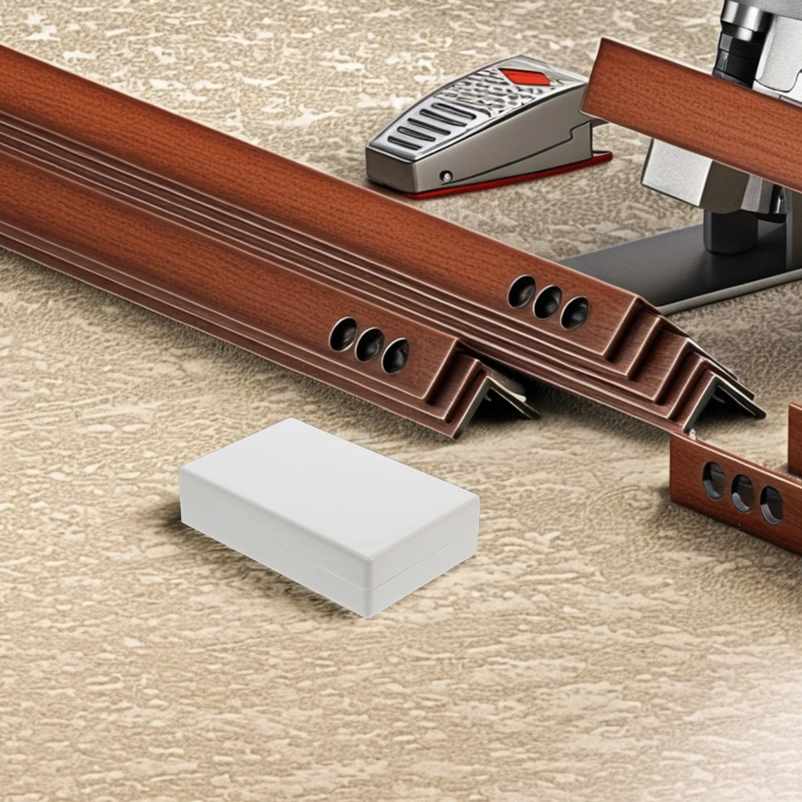 

Портативный пластиковый контейнер для скрытого хранения: универсальный ящик для денег, электроники и других ценностей