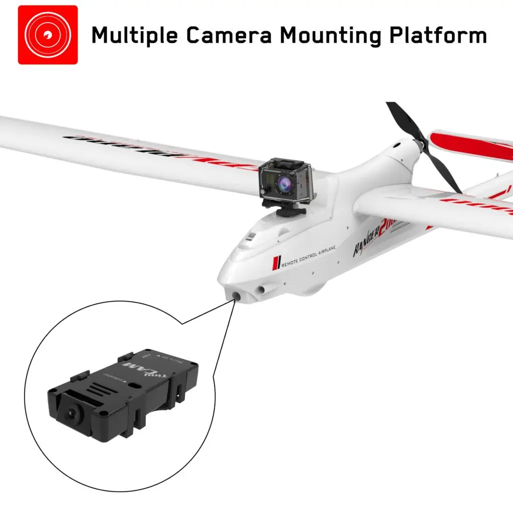 VOLANTEXRC 757-8 Ranger 2000 5CH เครื่องบิน FPV 2 เมตร Wingspan Unibody พลาสติกลําตัว PNP ไม่มีแบตเตอรี่รีโมทคอนโทรล