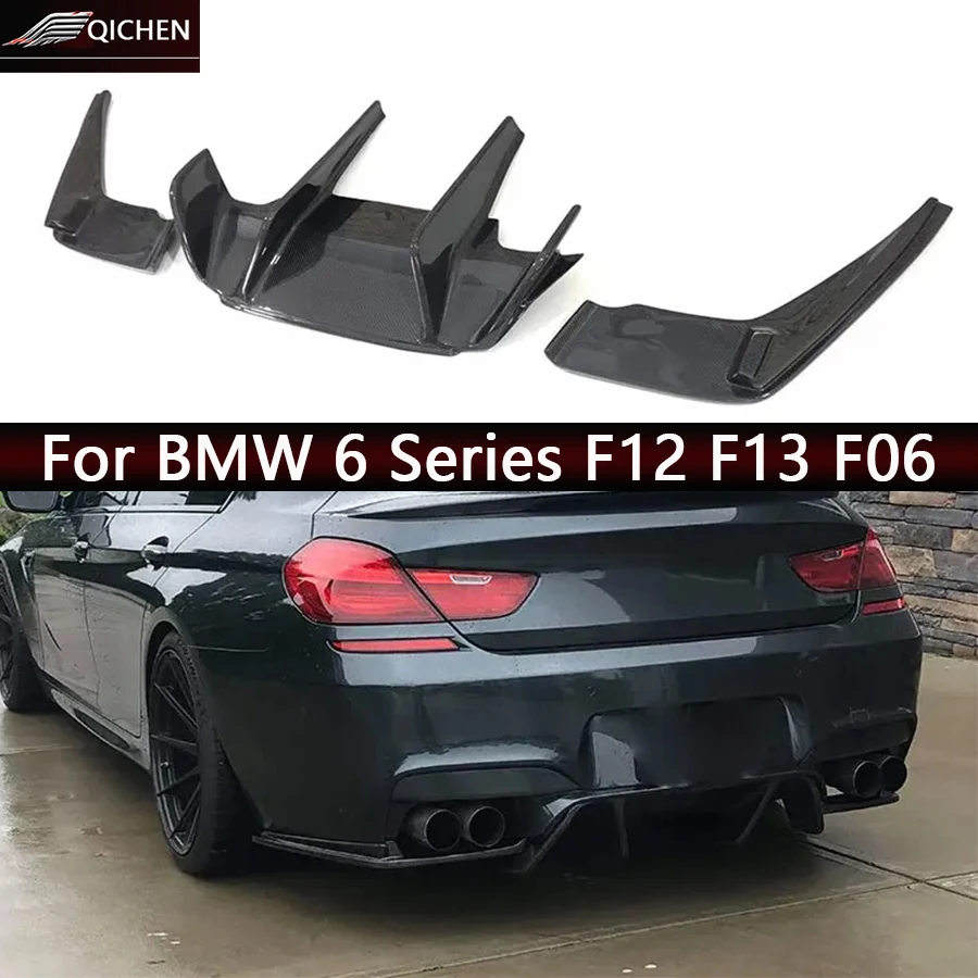

Диффузор из карбона для BMW 6 серии F12 F13 F06, задний бампер, спойлер, накладка на бампер, аксессуары для автомобиля, комплект обвеса.