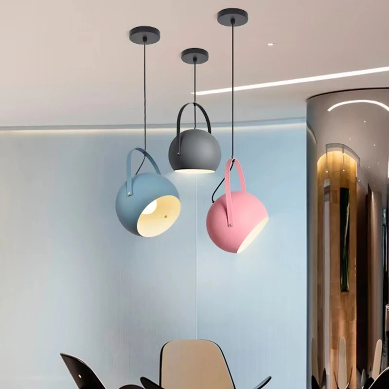 

Modern LED Pendant Lights colourful Dining-room Restaurant Pendant Lamps E27 electric Wire Home Decration Lighting fixtures