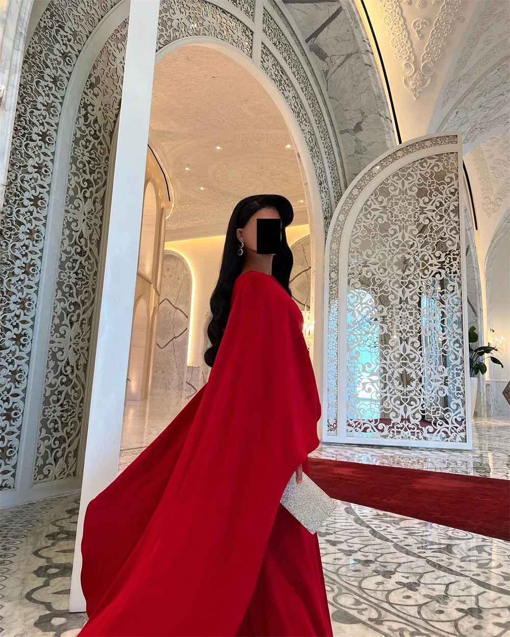 Customized Classic Jersey Scoop Off the Shoulder Sleeveless Evening Dress Exquisite Mermaid Watteau Train Special Occasion Gowns