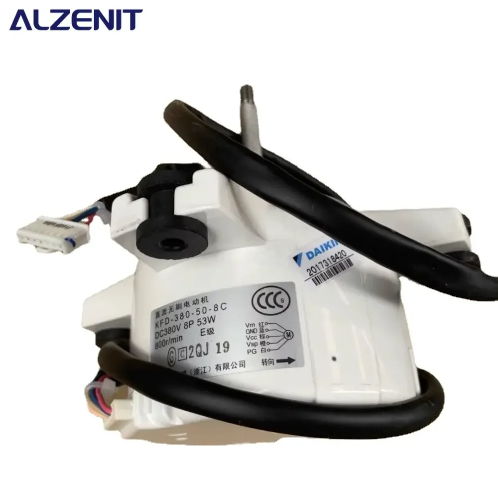 

New For Daikin Air Conditioner Outdoor Unit DC Fan Motor KFD-380-50-8C DC380 53W 800r/min Conditioning Parts