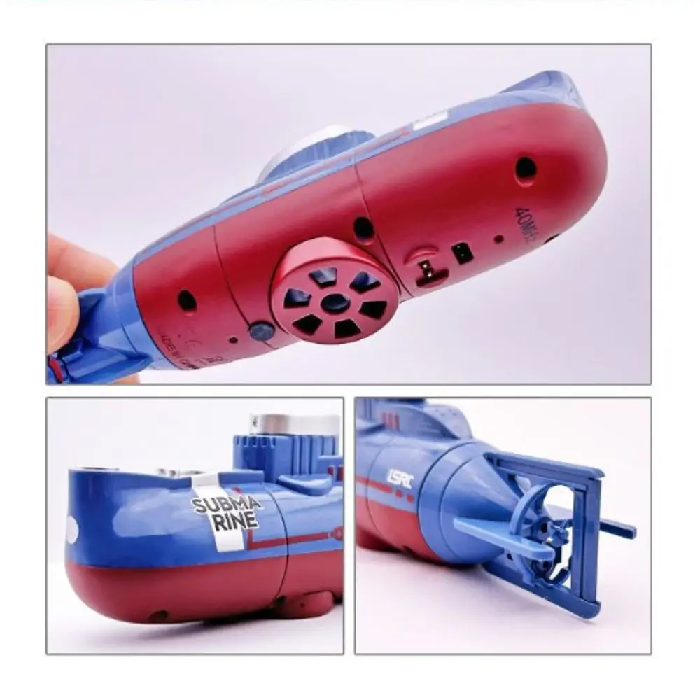 Simulatiemodel Mini RC Onderzeeër Waterdicht 0,1 m/s Snelheid Afstandsbediening Boot Buitengebruik Mini-formaat Waterdicht duikspeelgoed