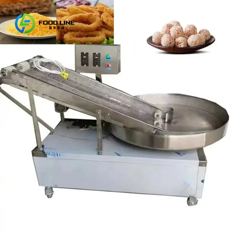 Custom Made Automatic Battering and Bread Crumb Coating Machine/commercial