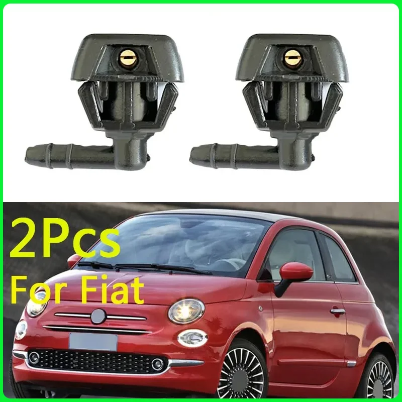 

2 шт. форсунки омывателя переднего стекла автомобиля для Citroen Nemo для Peugeot Bipper для Fiat Qubo Fiorino 500 Punto Ducatoo Panda