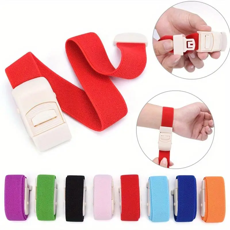 1 pièce Garrot médical à dégagement rapide pour paramédicaux et médecins, sangle élastique hémostatique d'extérieur avec boucle de type turnstile