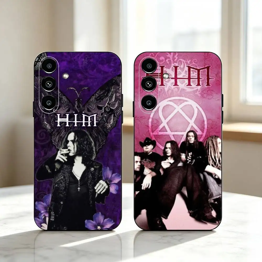 HIM His Infernal Majesty  Phone Case For Samsung Galaxy A73,A72,A71,A70,A53,A52,A51,Others Soft Black Cover Gift