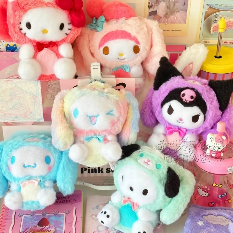 Genuine Sanrio Family The Music Cannot Support The Series of Blind Boxes Doll Ornaments Kuromi Hello Kitty Mystery Gifts Anime