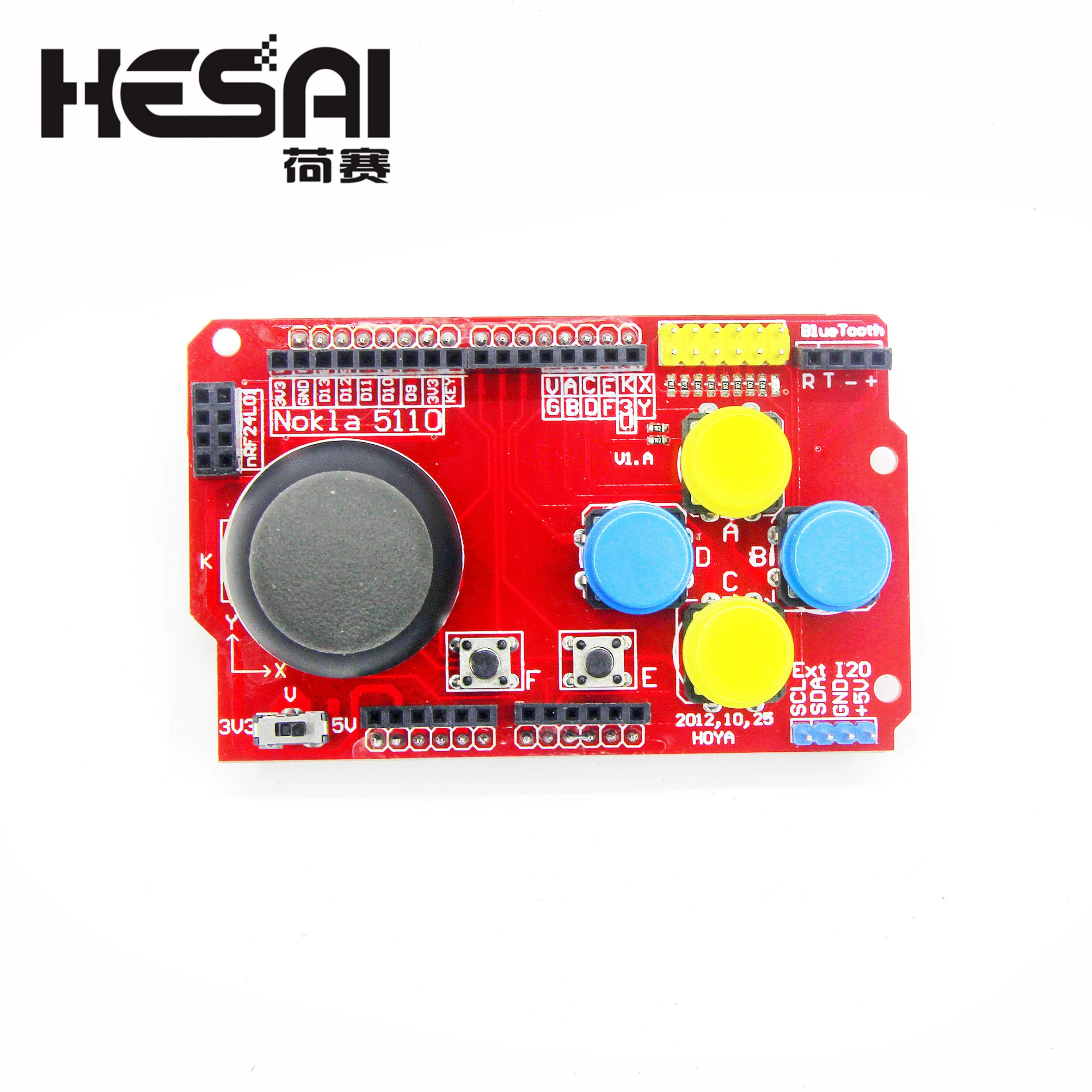 Joystick Shield V1.2 Expansion Board for DIY Kit with Analog Keyboard and Mouse Function