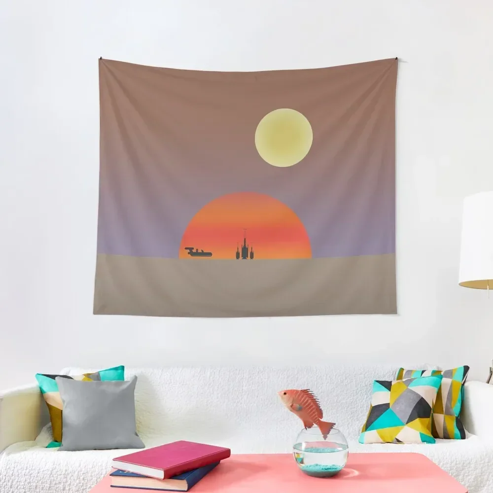 

TATOOINE SUNSET Tapestry Bedroom Decor Aesthetic Aesthetic Decoration Home And Comfort Decor Tapestry