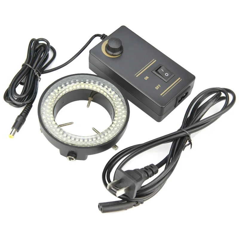 

Microscope Light Source 60mm Inner Diameter 144PCS LED Ring Lamp Brightness Adjustable AC90V-240V