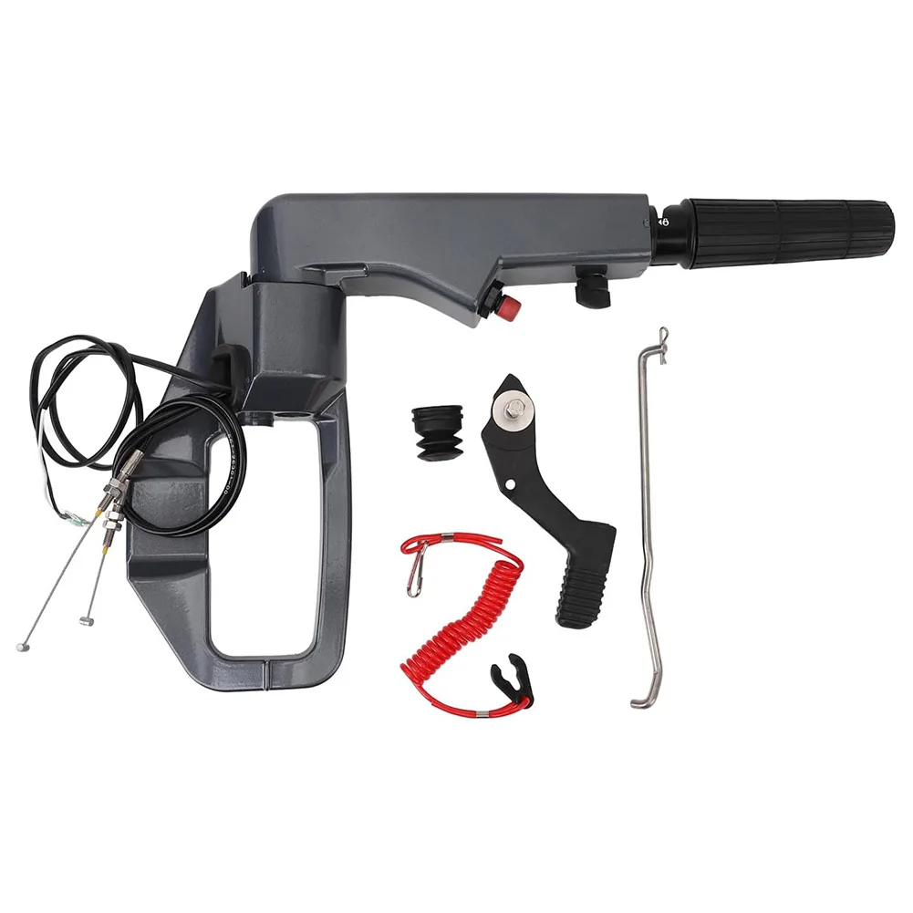 

66T-W0084-02-4D Steering Handle Assy With Cable For Outboard Motor 2-Stroke E40X Handle Steering Assy Boat Motor