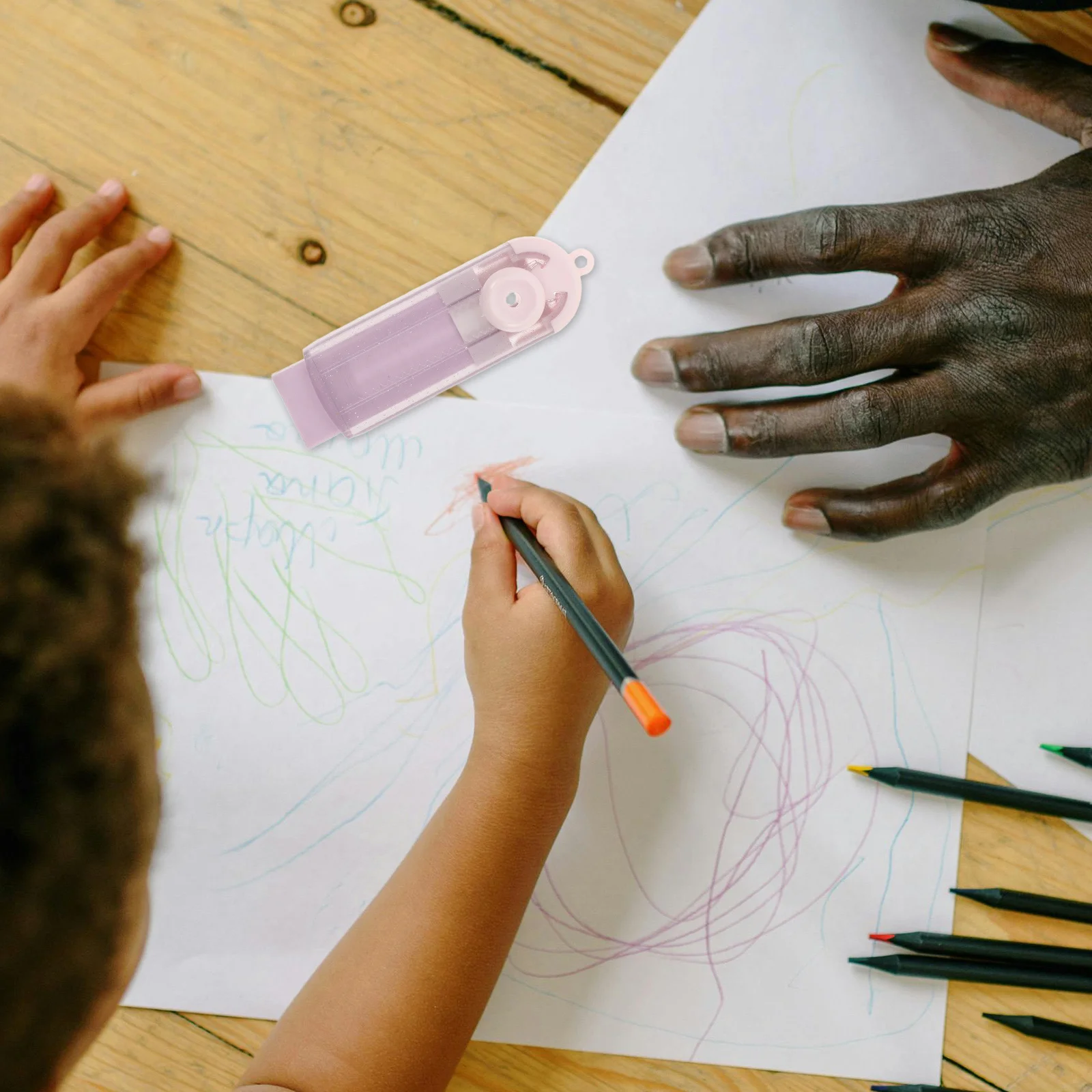 

4Pcs Retractable Erasers Students Test Exam Stationery Portable Safe Material Multi-Function Sliding Erasers Students Stationery