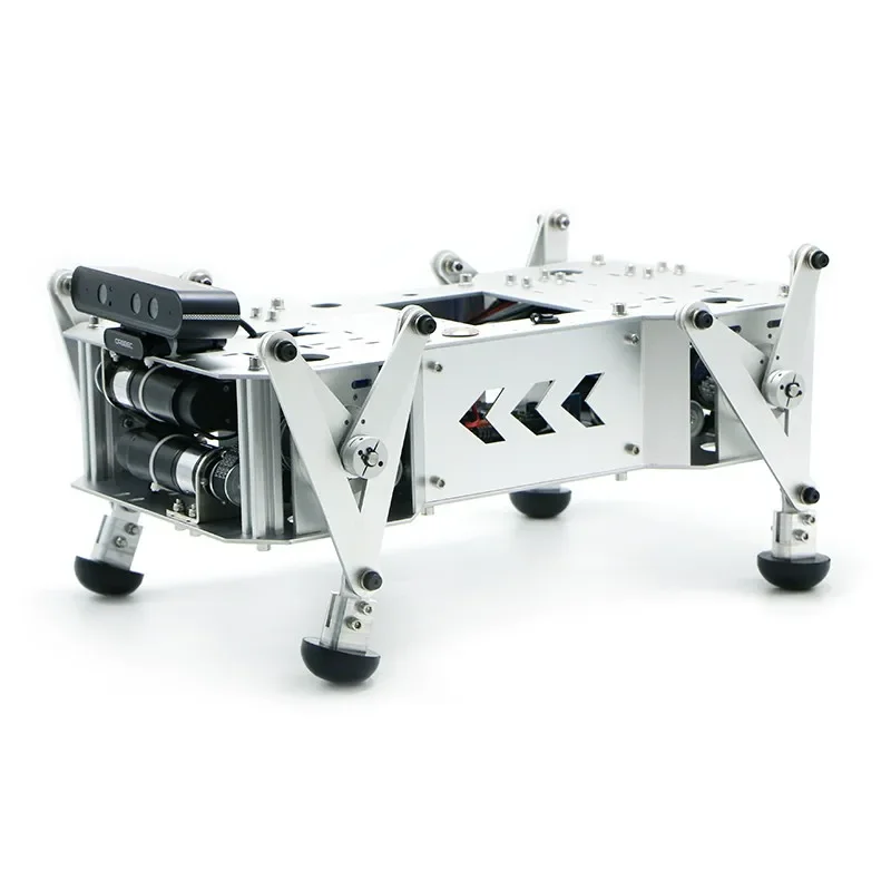 

Four legged robot crawling mechanical dog BeeDog biomimetic quadruped programmable secondary development planetary gearbox motor