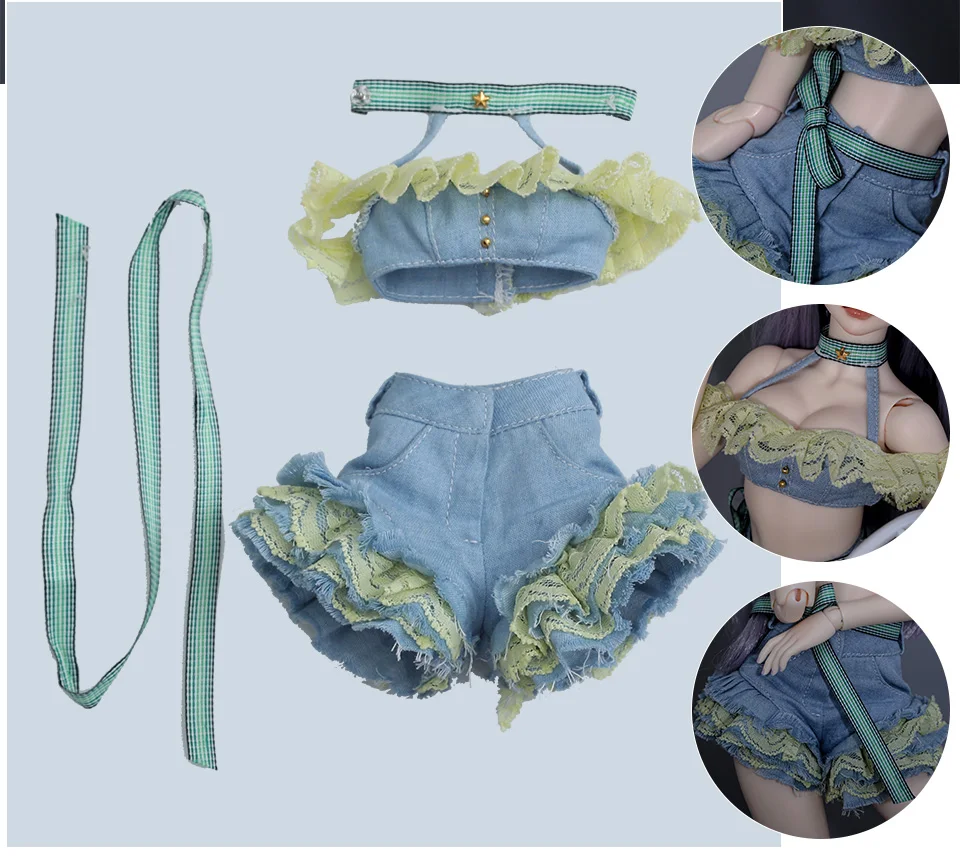 BJD Clothes LDS Cai E Chest Body Use 1/4 BJD Accessories Light And Silky Texture Clothes Hand Made Doll Outfit