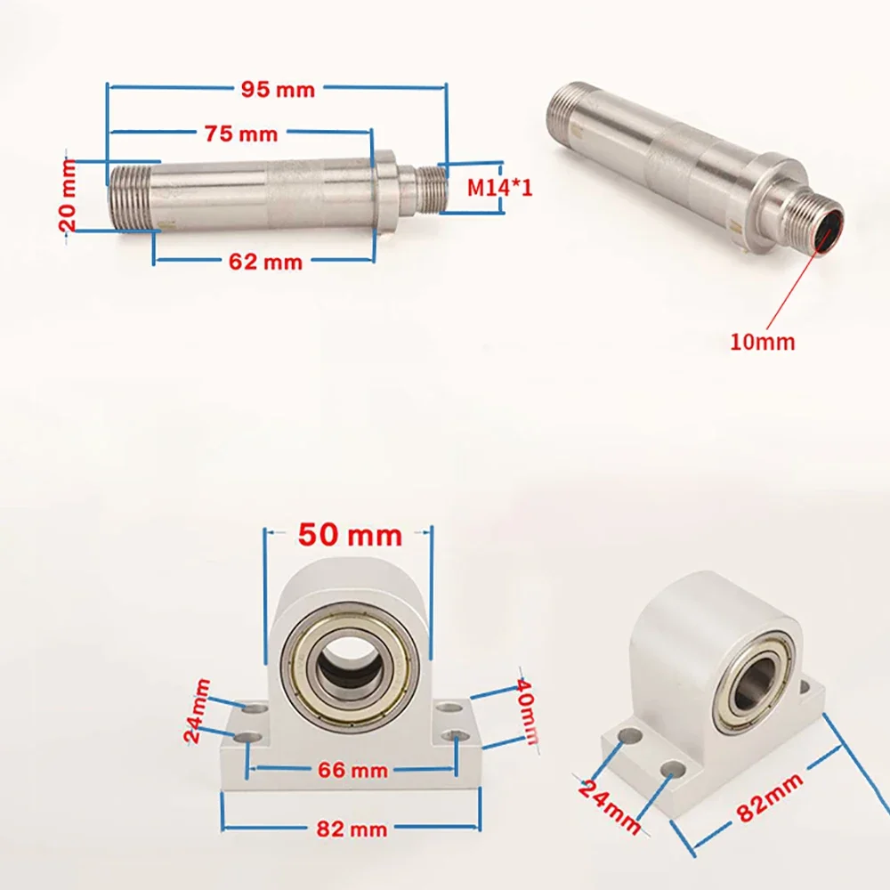 Mini Spindle Lathe Set Three-Jaw Four-Jaw Chuck DIY Woodworking Bead Machine 10MM Through Hole Aluminum Alloy Base With Motor