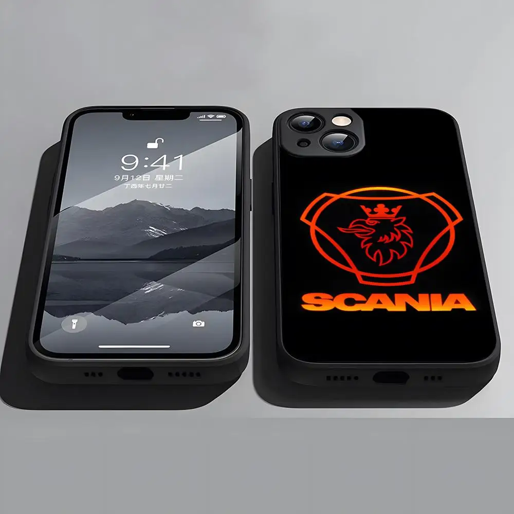 Phone Case Scanias Saabs Truck For Iphone 11 Pro 15 16 Max 12 Mini 13 14 X Xr Xs 6 6s 8 7 Plus Soft Luxury Back Cover