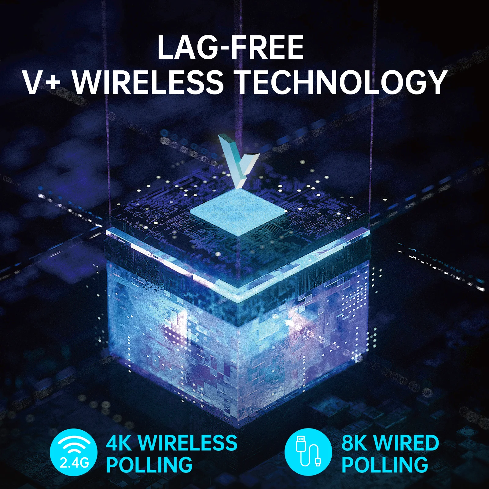 Rapoo VT9PRO 4K ratón inalámbrico para juegos superligero 26000DPI 4KHz tasa de orollización 0,25 ms tiempo de respuesta 180H vida útil de batería PAW3398