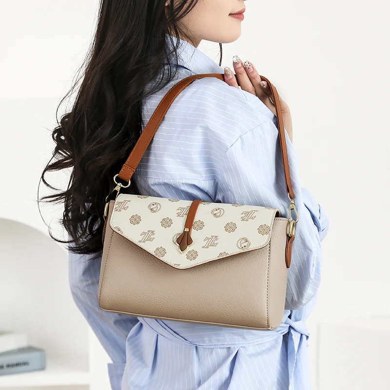 

New Arrival Faux Leather Shoulder Bag for Women, Lightweight Crossbody Purse, Spacious & Organized, Ideal for Work/Travel wallet