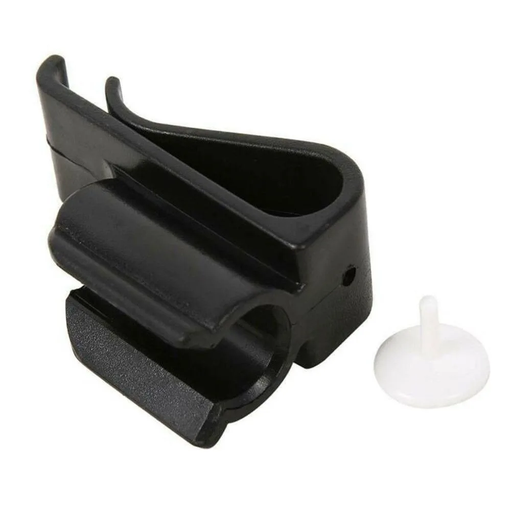 Durable Plastic Golf Club Bag Clips Putting Clip Black Golf Clubs Holder with White Marker Golf Accessories Bag Buckle Men