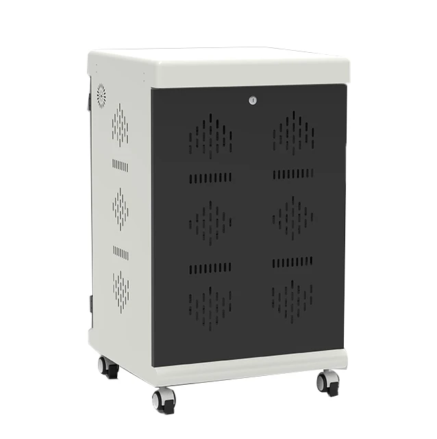 Custom Tablet Computer Storage Car Mobile Phone Charging Cabinet Disinfection Cart