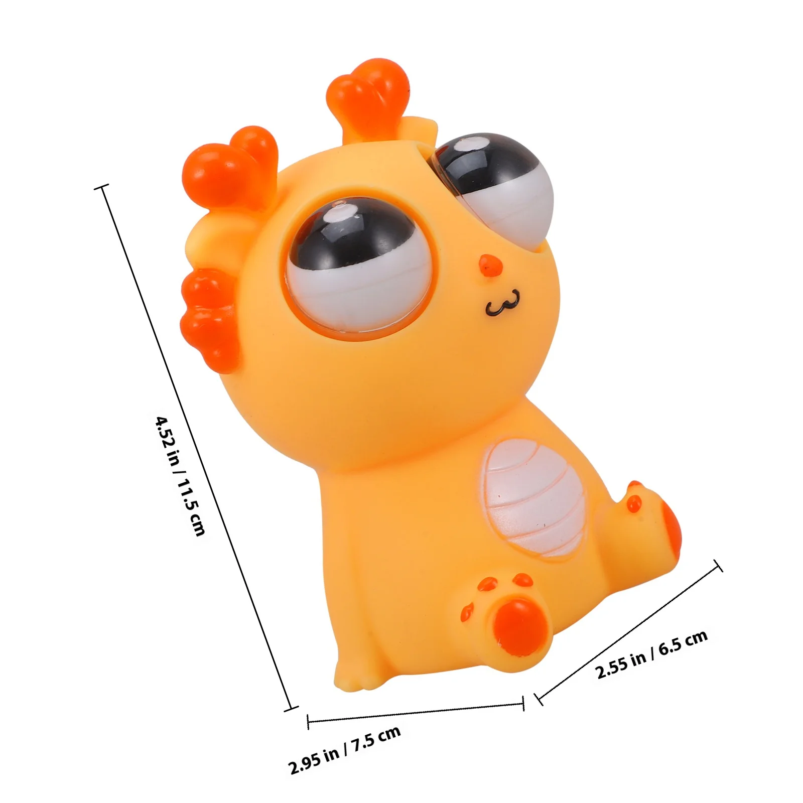 ظهرت عيون ضغط مرونة تململ الإجهاد الإغاثة لمكتب المنزل السفر الاطفال الضغط الجدة مضحك الحيوان هدية #3