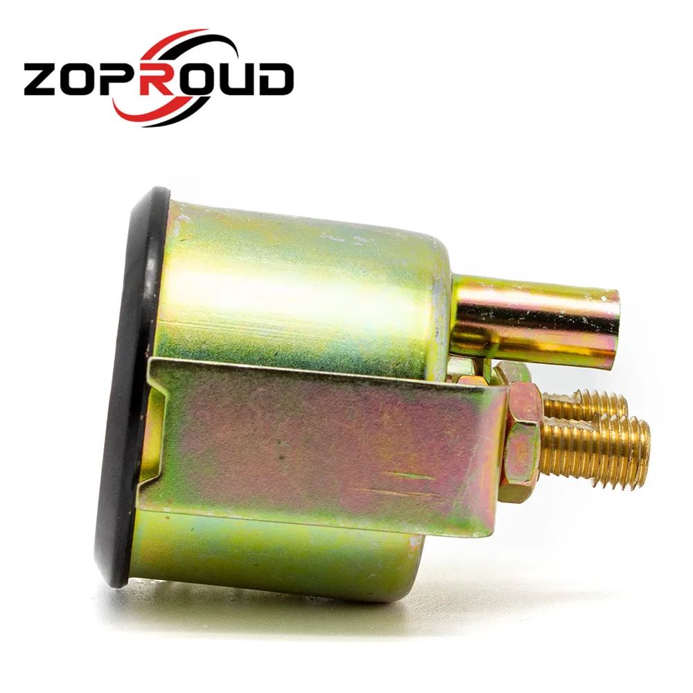 ZOPROUD 2.5 بوصة 60 مم مقياس ضغط الهواء إبرة مزدوجة ميكانيكية 0-1000Kpa