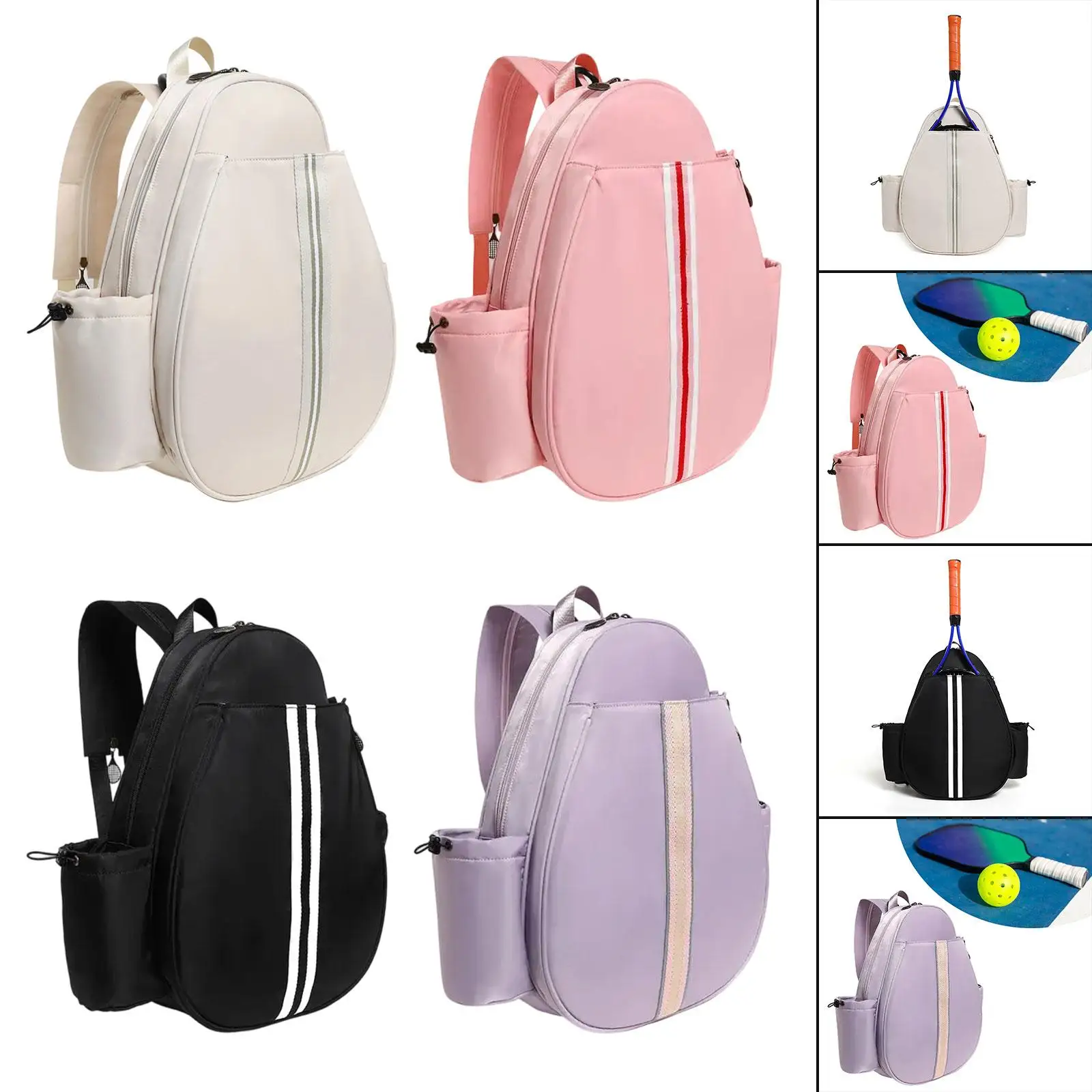 

Tennis Racket Bag Women Men Carry Bag Pickleball Bag Professional Backpack