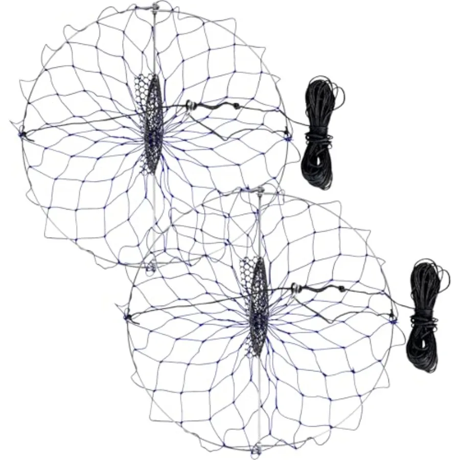 

Castable Crab Traps with 110' Orange Crab Rope and Stainless Steel Bait Pin